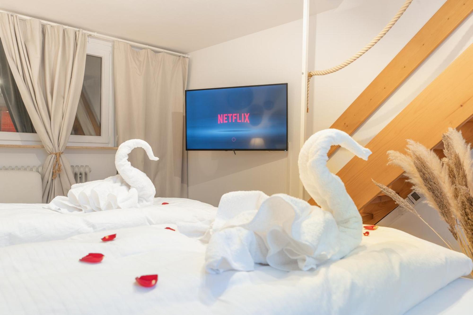 Seeblick-Oase Istayunixi Seenaehe-Sauna-Balkon-Netflix-Parkplatz Ohningen Bagian luar foto